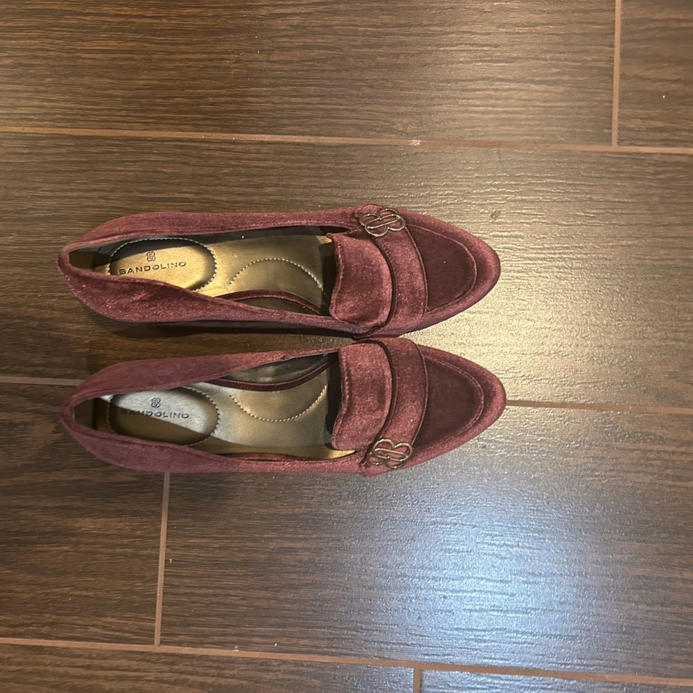 Bandolino Women's Maroon Loafers